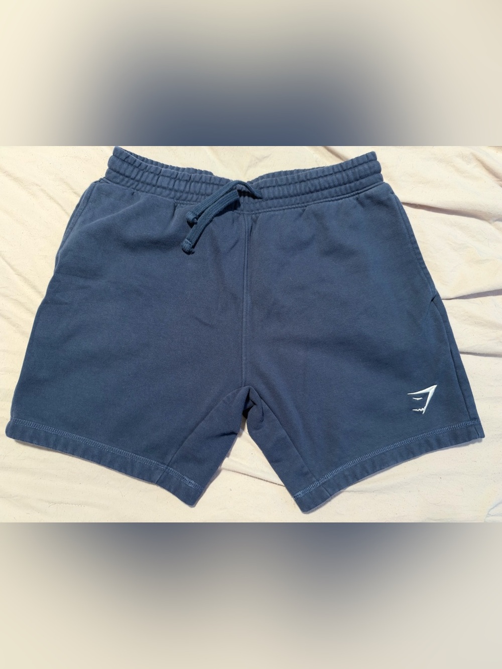 Men's Gymshark Navy Drawstring Cotton Shorts